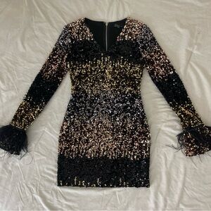 Multicolor Sequin Dress